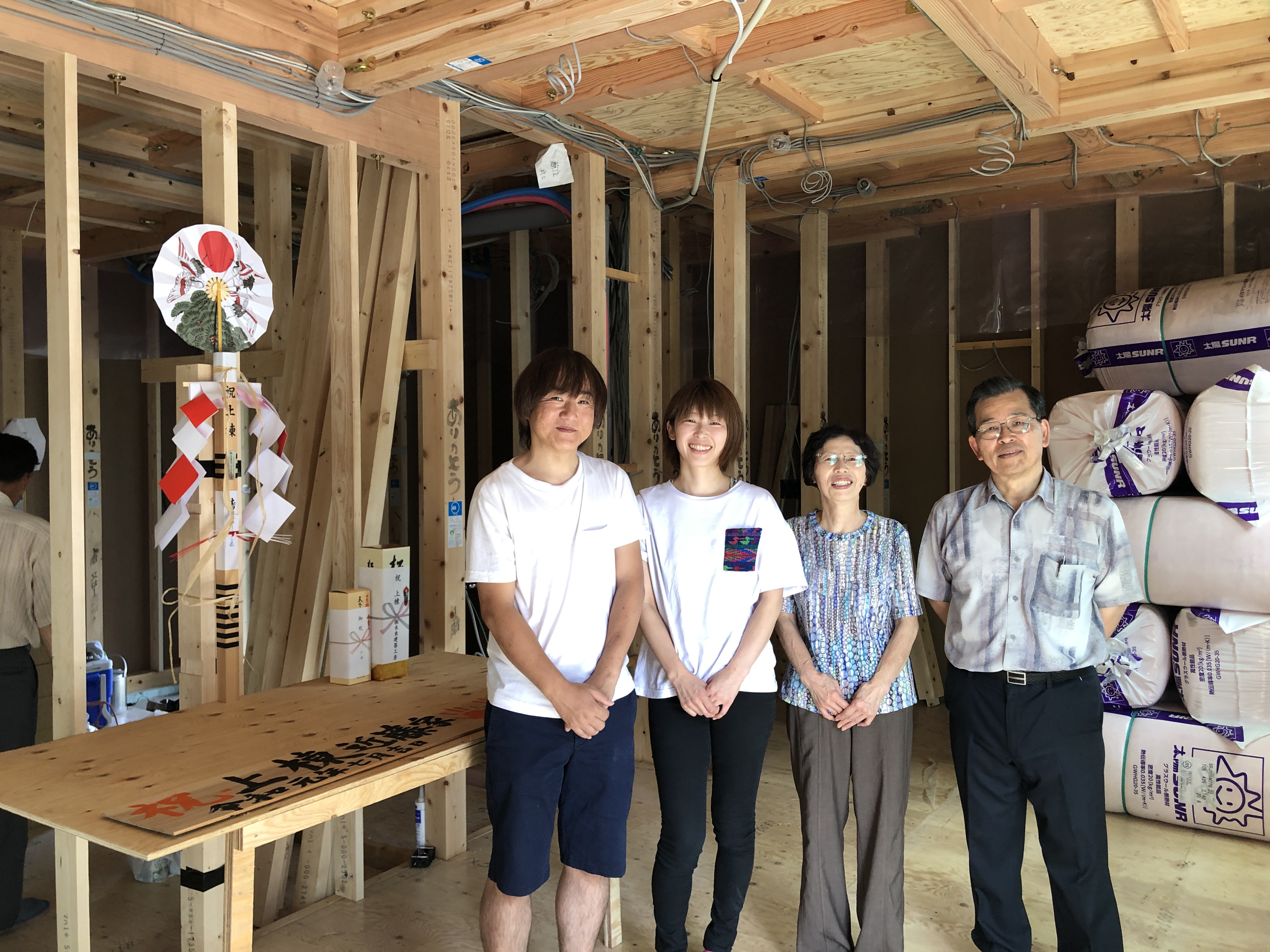 山梨県の工務店、未来建築工房とつくる注文住宅。｜ブルックリンスタイルの家、上棟式