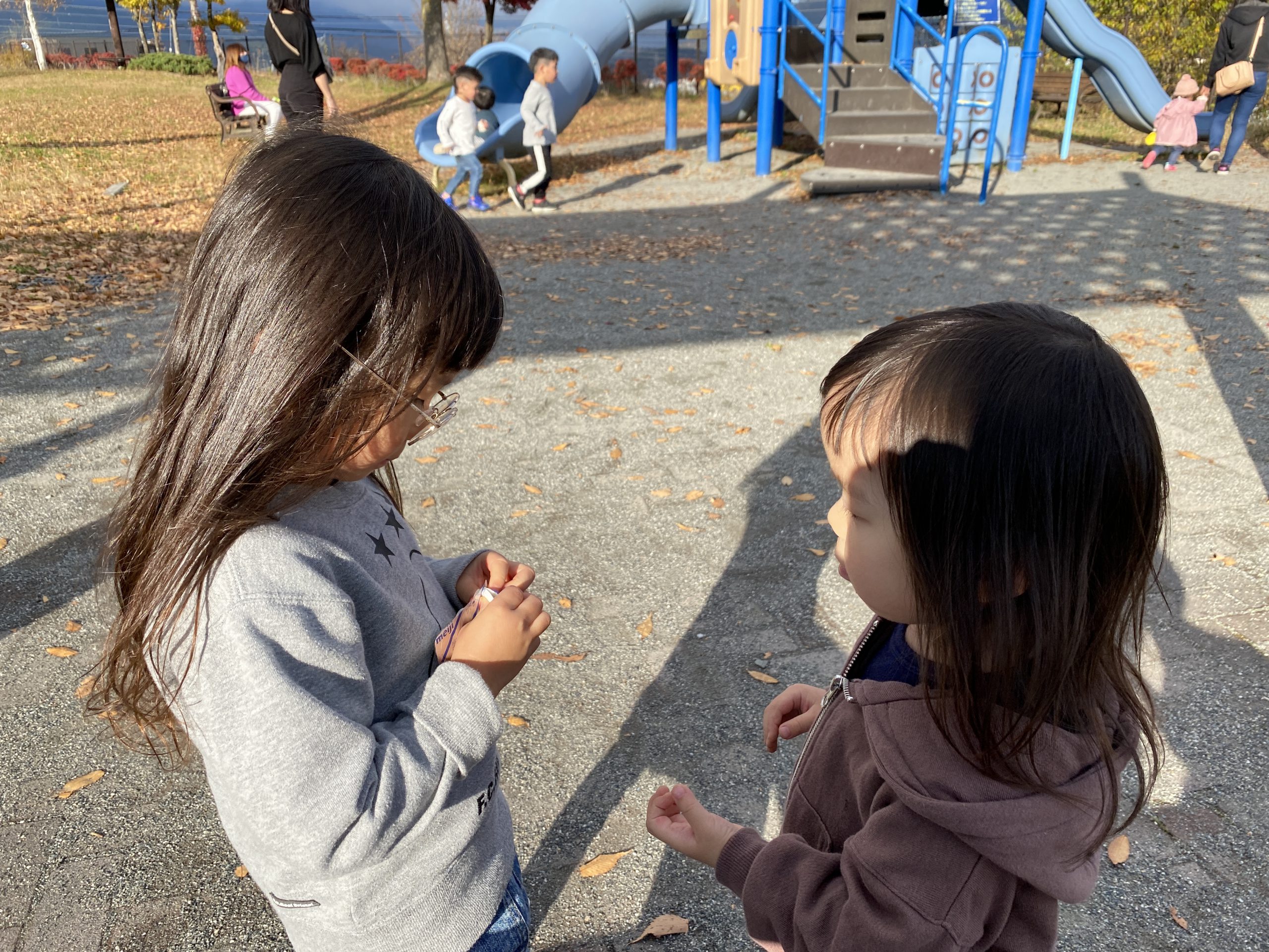 ややイケメンとおチビーズと公園